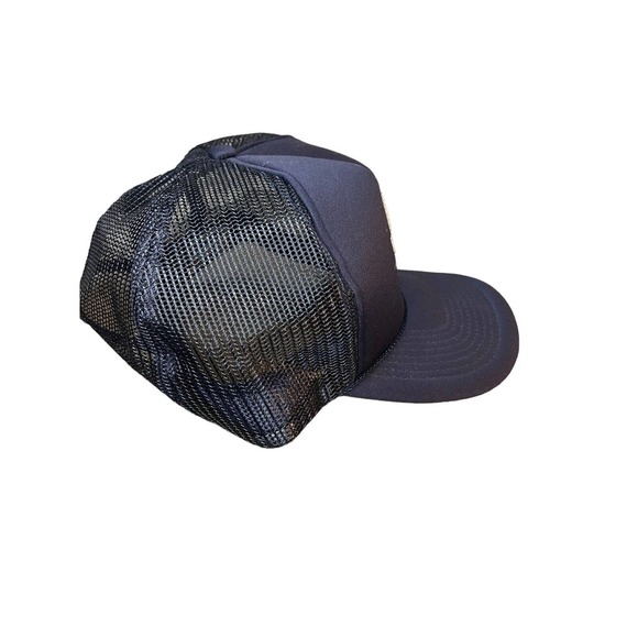 Vintage Navy Blue Pabst Blue Ribbon Rope Trucker Hat - Picture 3 of 4